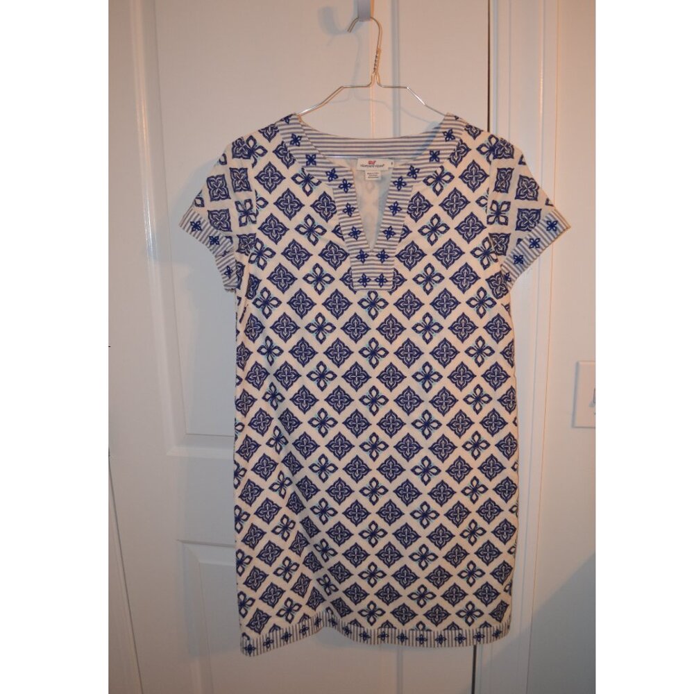 Vineyard Vines white/navy dress